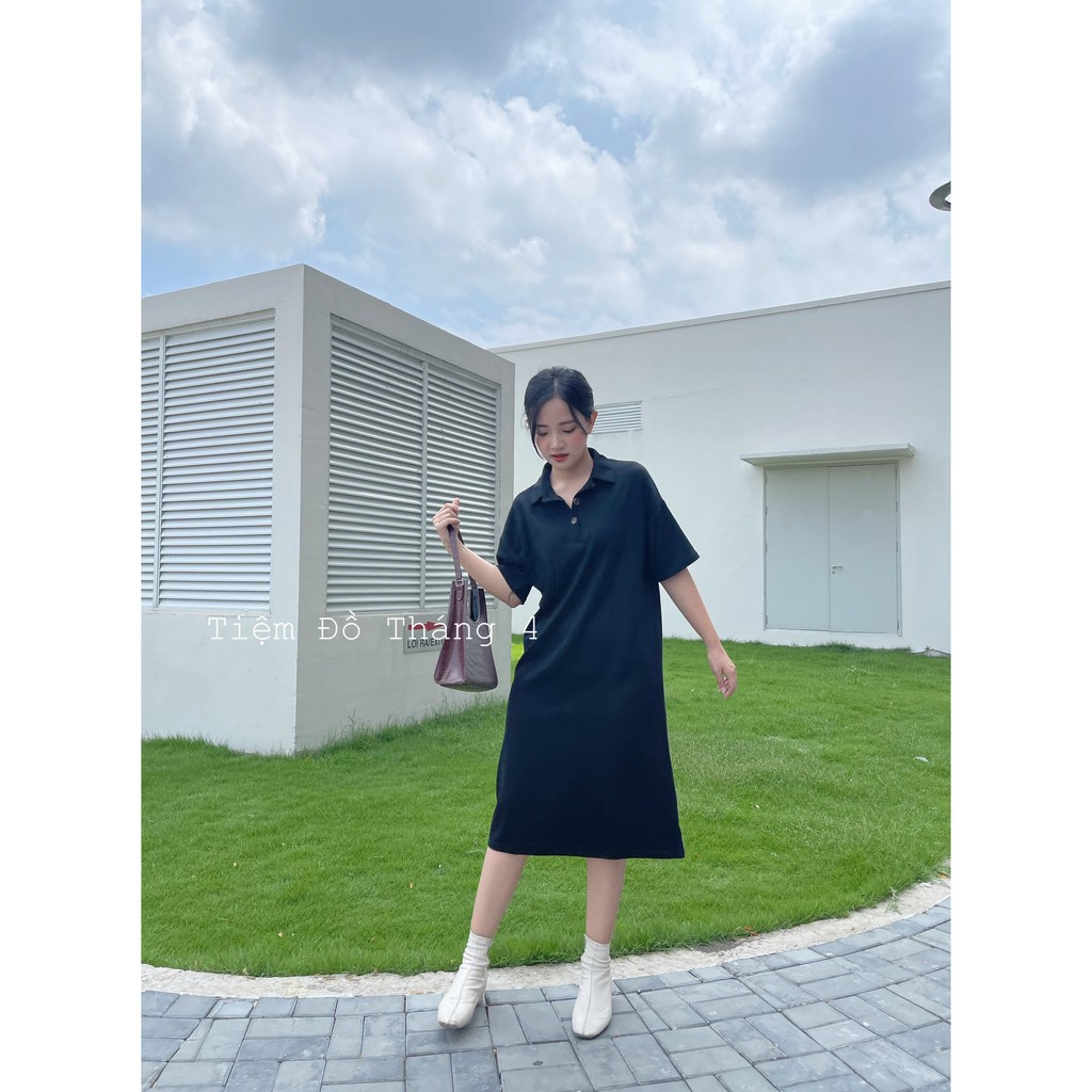 Polo Dress - Em đầm form suông cổ polo, basic | BigBuy360 - bigbuy360.vn