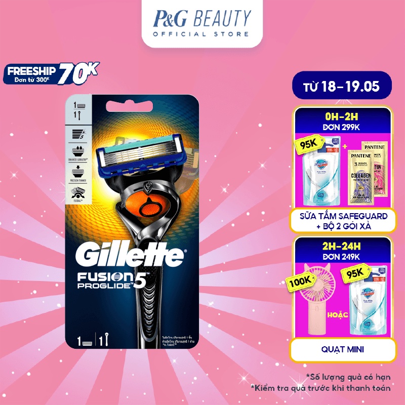 Dao cạo râu Gillette Fusion Proglide Manual 1UP