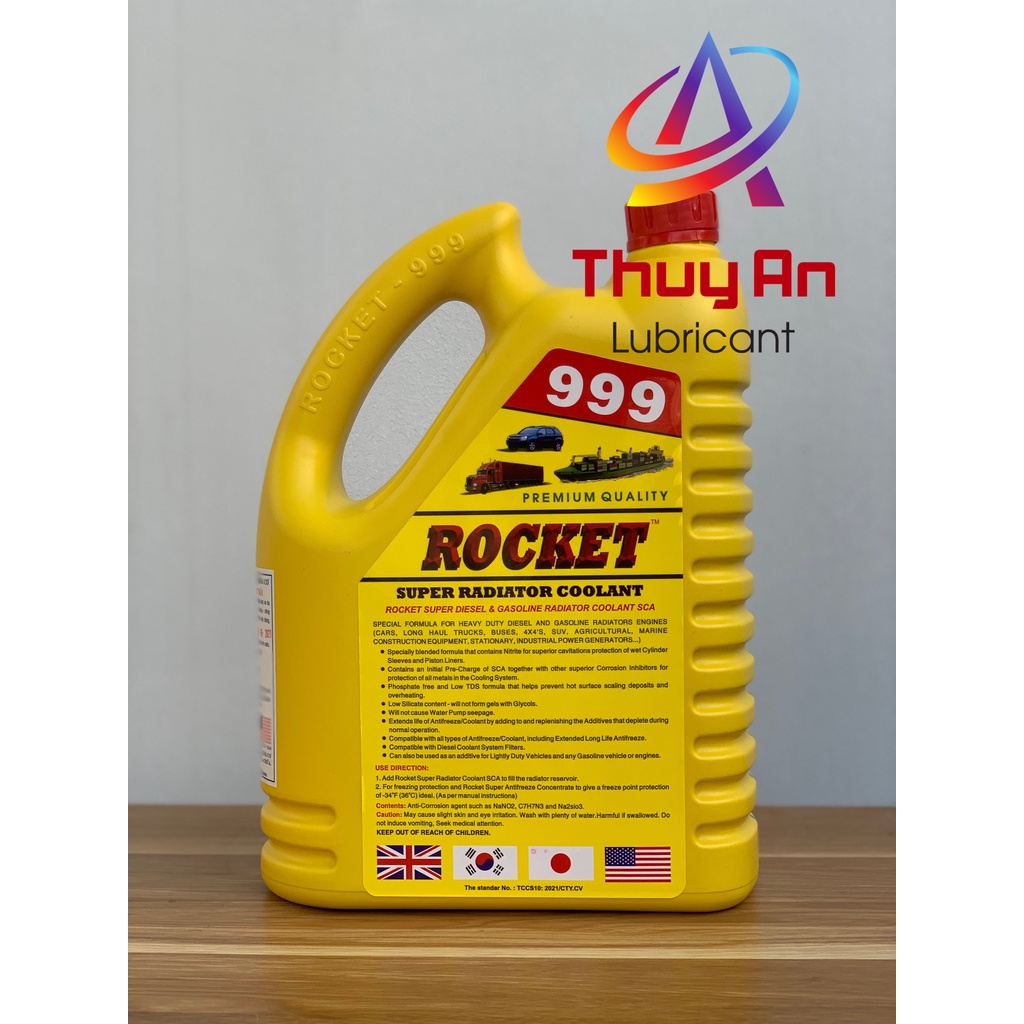 Nước Làm Mát Động Cơ Rocket 999  4L