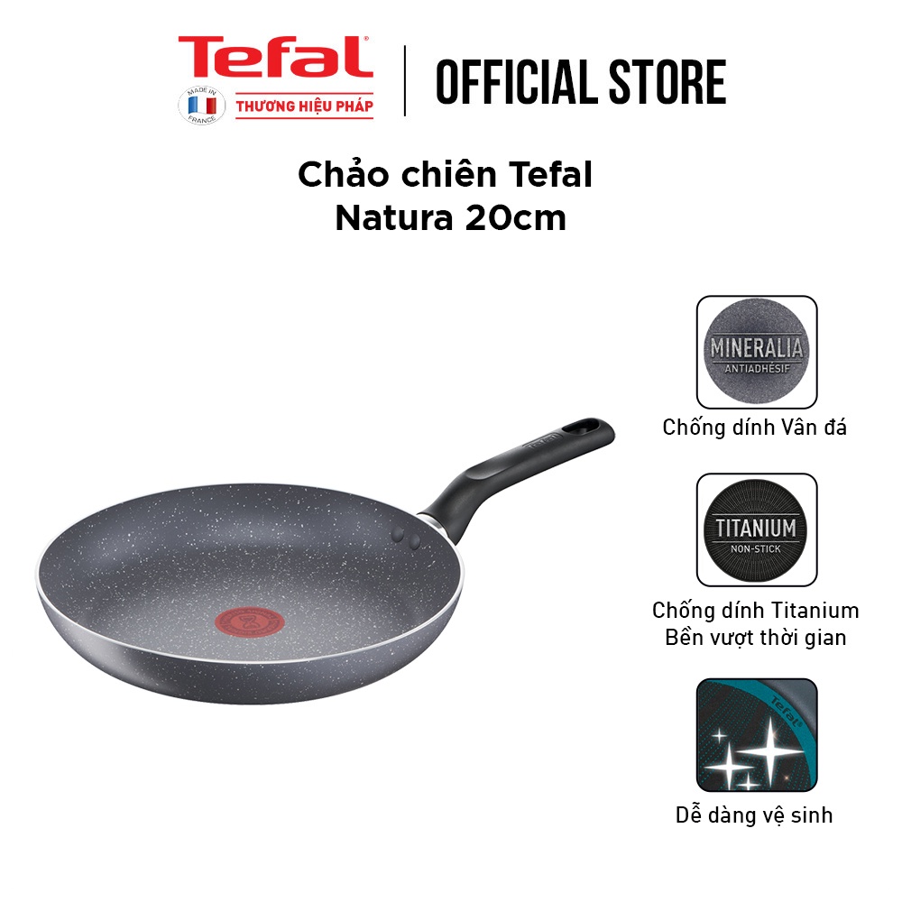 Chảo chống dính vân đá Tefal Natura B2260295 20cm