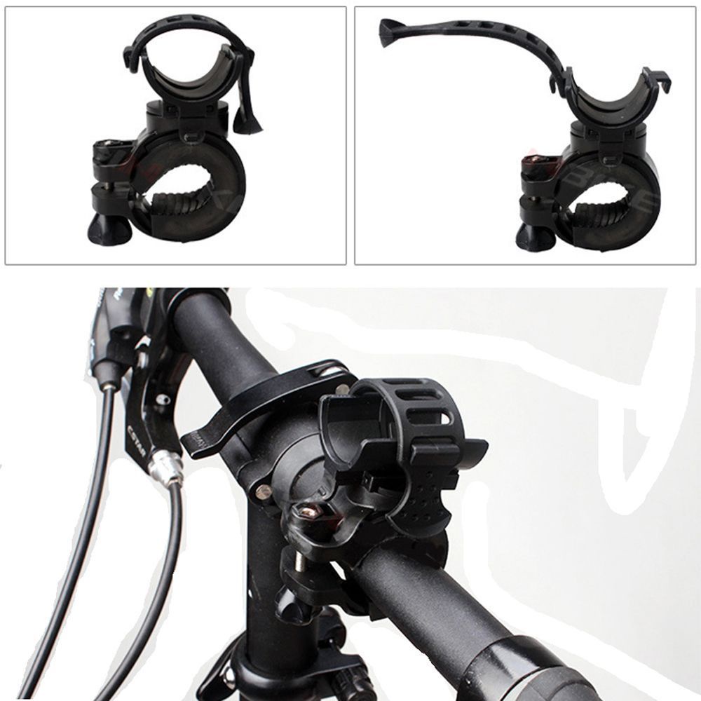 Kẹp Giá Đỡ Đèn Pin Xoay 360 Độ Gắn Xe Đạp Chất Lượng Cao Nhiều Màu Sắc Tùy Chọn AVALENTINE