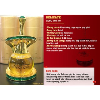 TINH DẦU DUBAI GIÁ SỈ - TINH DẦU DUBAI CHÍNH HÃNG - DELICATE