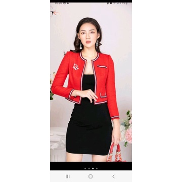 Thanh lý áo tweed newtag size M