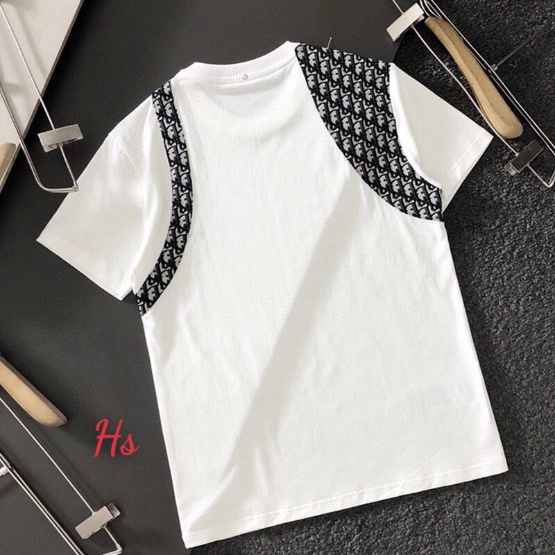 Áo Thun Tay Lỡ Phối Vai Di Or 🍀 Áo Phông Cotton Dày Dặn Dáng Rộng Nam Nữ ❤️