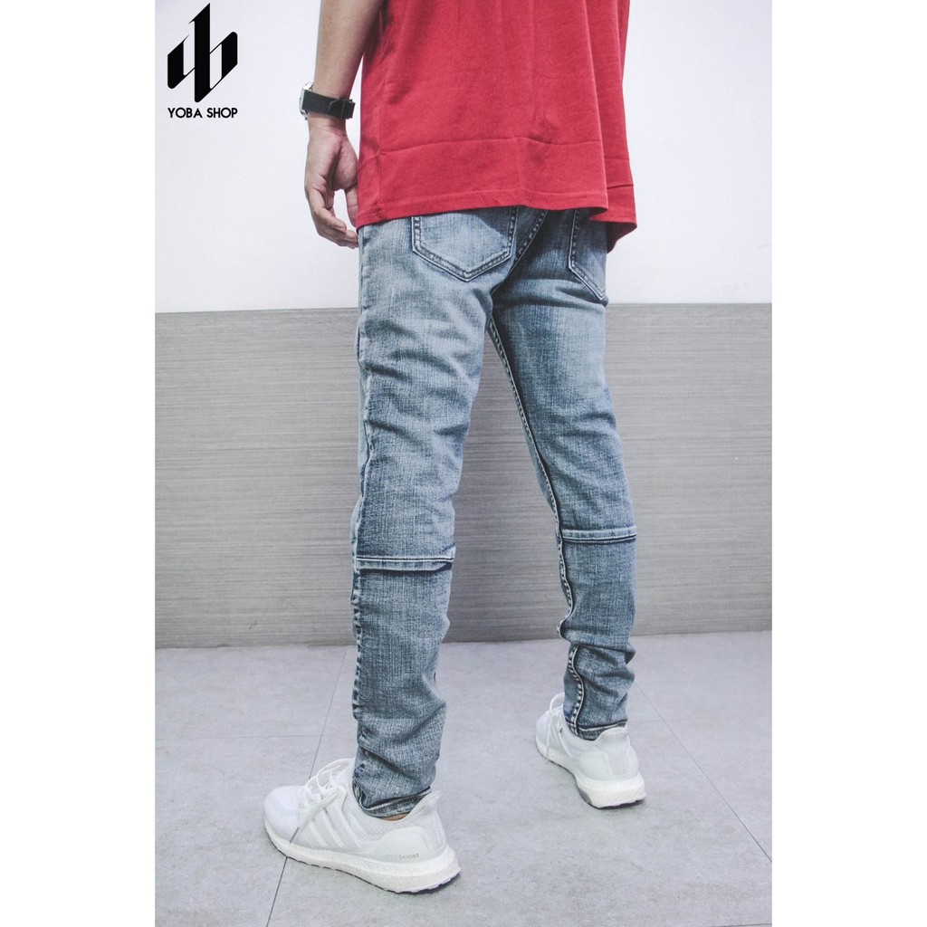 [ảnh thật 100%] QUẦN JEANS NAM XANH SKINNY XỊN ĐẸP ĐỦ DÂY NHÃN PACSUN | BigBuy360 - bigbuy360.vn