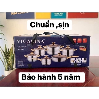 BỘ NỒI 6 MÓN VUNG KÍNH CHEF & CHEF [ENGELBERG ĐỔI TÊN THÀNH CHEF & CHEF]