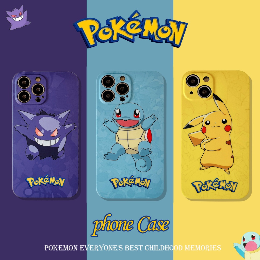 Ốp Điện Thoại Họa Tiết Pikachu Dành Cho iPhone13Pro iP12Pro XS iPhone11 12Promax 13Promax 11 12 13
