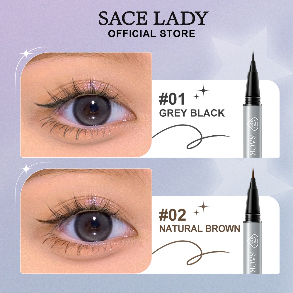 Bút kẻ mắt SACE LADY chống thấm nướclâu trôi 0.6ml