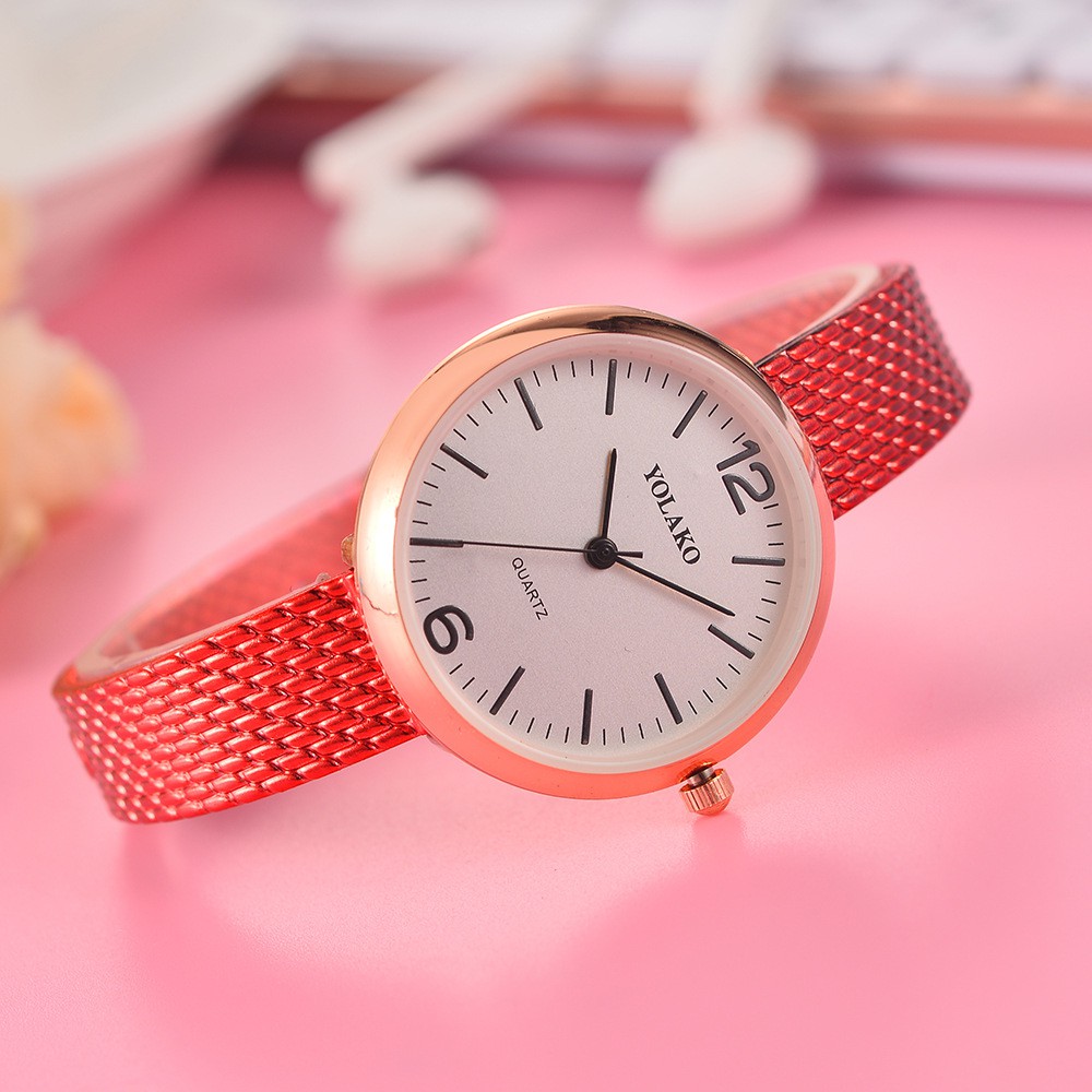 ĐỒNG HỒ NỮ YOLAKO DÂY LƯỚI HỢP KIM YLK04 AH443