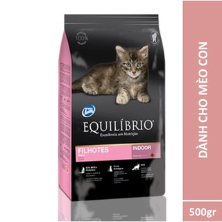 Thức ăn dành cho mèo con Equilibrio Gatos Filhotes 500gr/gói