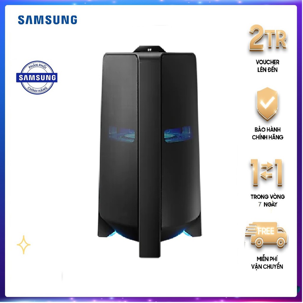 Loa Tháp Samsung MX-T70/XV 2020 ,công suất:1500 W, Điều khiển bằng điện thoại USB,Có kèm remote