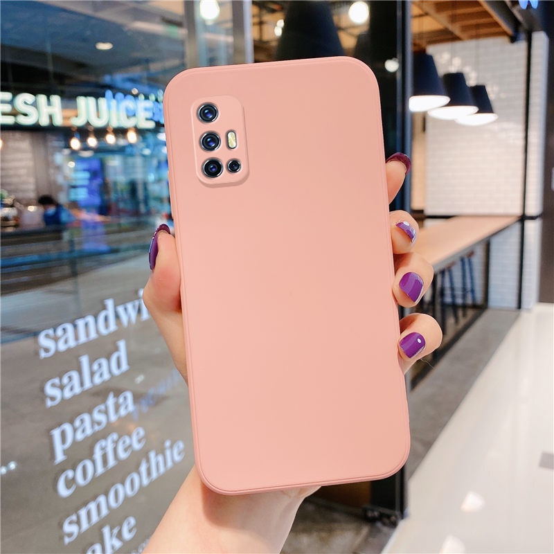 Ốp Điện Thoại TPU Silicon Mềm Bảo Vệ Camera Màu Macaron Cho Vivo 1919 V17 V19 NEO V19