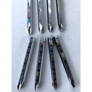 mũi vít đóng 5 ly dài 10cm màu trắng