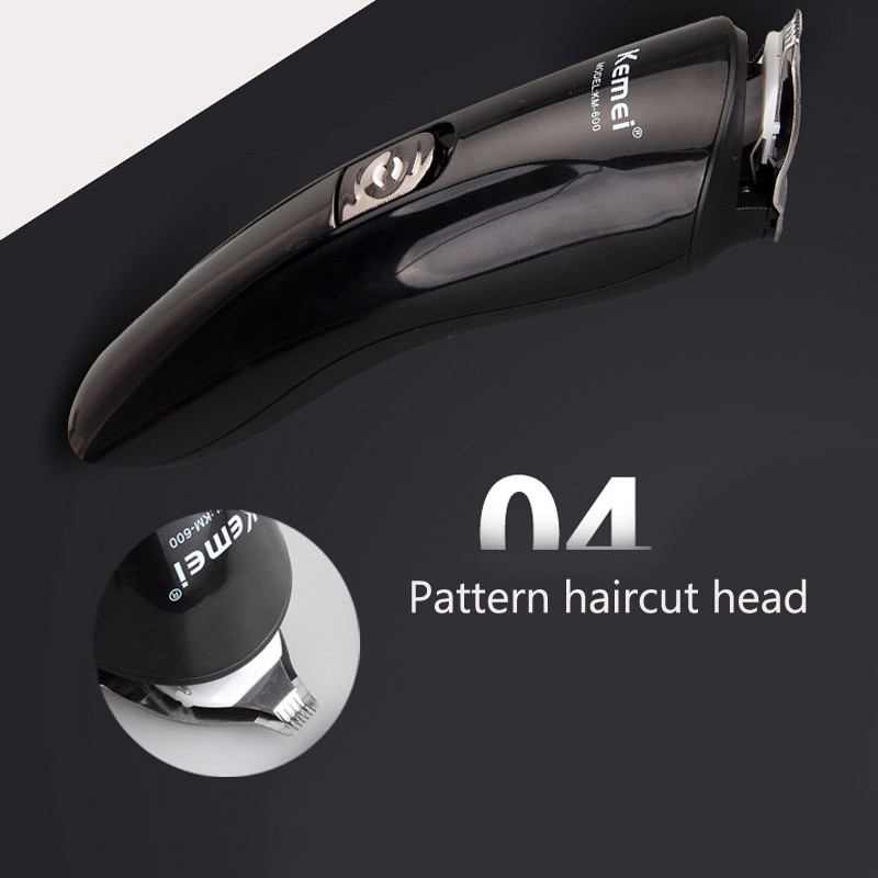 Kemei KM-600 11 in 1 Electric Rechargeable Wireless Hair Trimmer Set