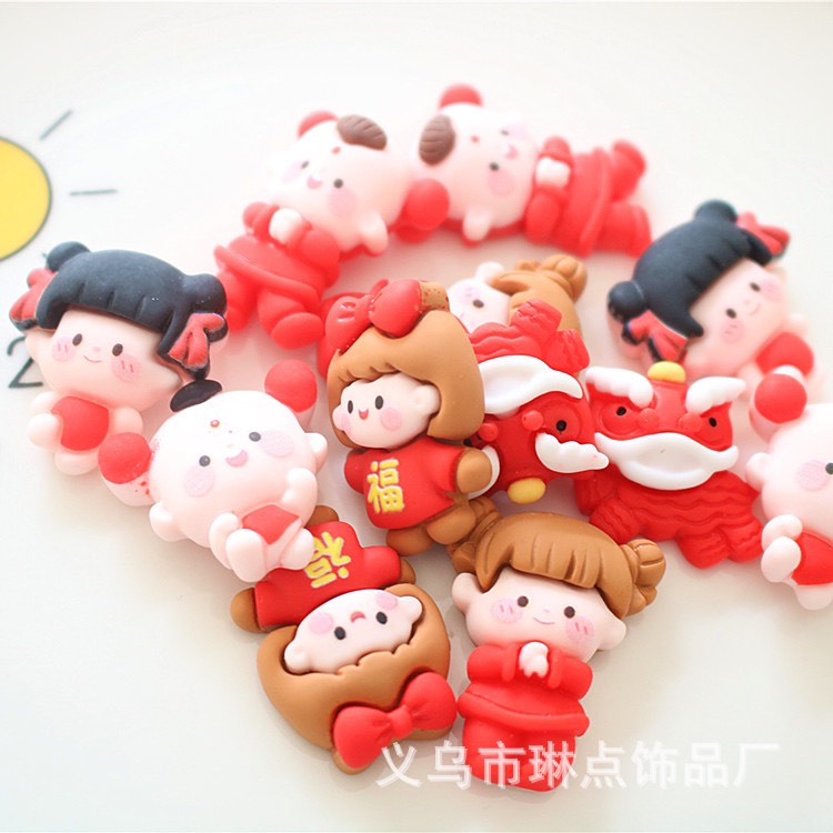 Charm (C362) slime/ Dụng Cụ Charm Trang Trí [Ko Keo &amp; Nút] Hình Em Bé Tiểu Tiên - Giá 1 cái
