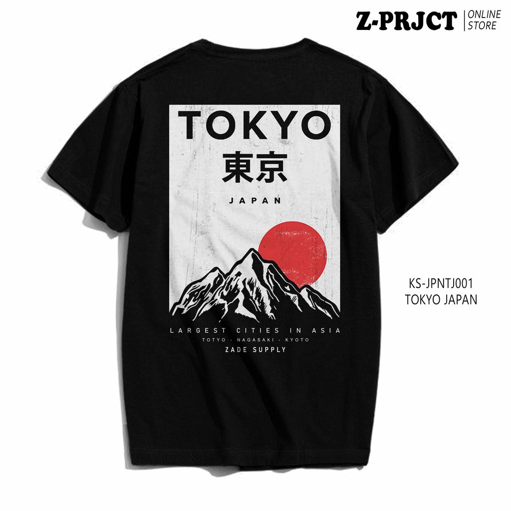 Áo thun Tokyo Japan Black Limited Edition mẫu mới giá rẻ