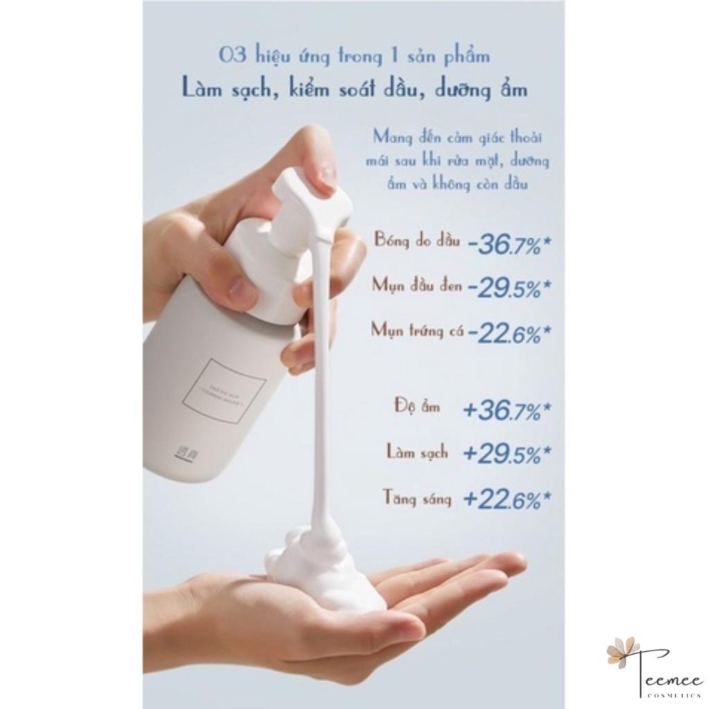 Sữa rửa mặt dành cho da dầu, sữa sửa mặt tạo bọt Lucenbase giảm mụn, làm sạch sâu 150ml | BigBuy360 - bigbuy360.vn