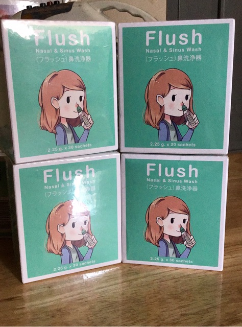 Muối rửa mũi FLUSH ( hộp 30 gói )