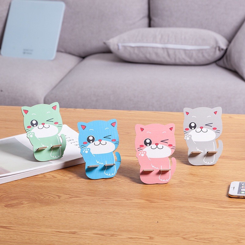 Giá Đỡ Điện Thoại Băng Gỗ Hình Thú Đáng Yêu | BigBuy360 - bigbuy360.vn