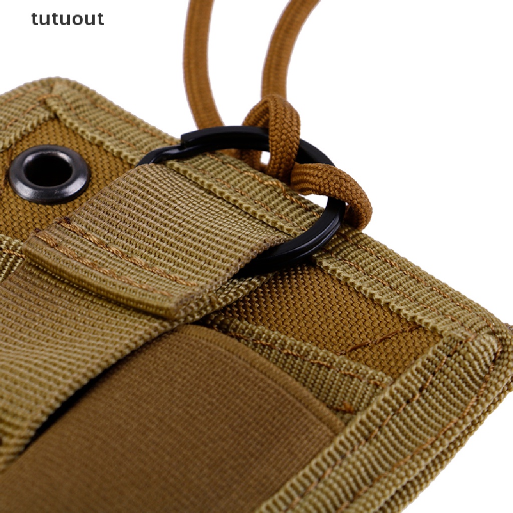 Túi vải dây rút đựng thẻ ID/ thẻ tín dụng đeo cổ tiện dụng