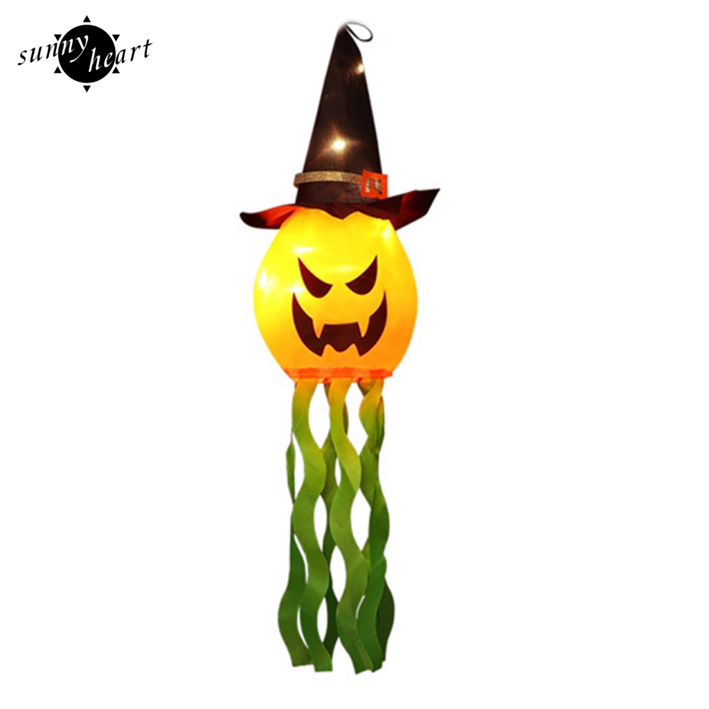 Sunnyheart Đèn Treo Trang Trí Lễ Hội Halloween Hình Ma Quỷ Bí Ngô Có Độ Sáng Cao Cho Lễ Hội Ngoài Trời