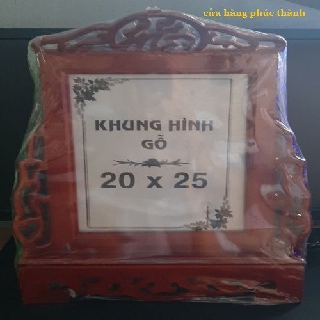 khung thờ gỗ chạm phước nâu