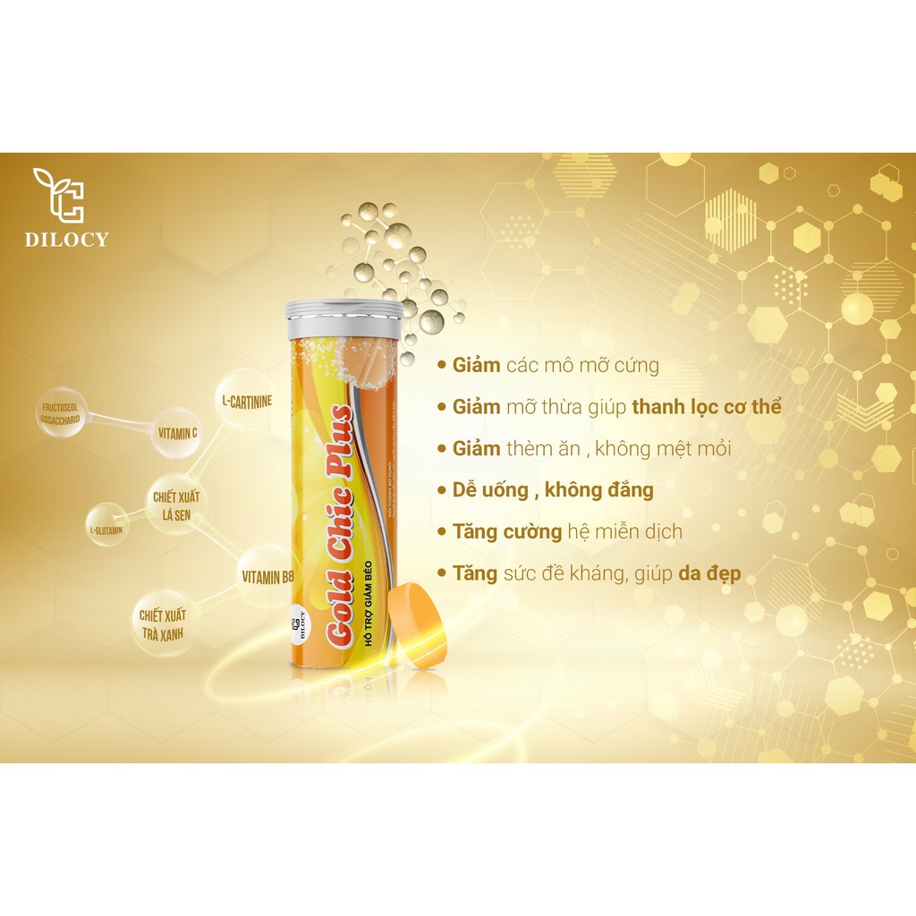 VIÊN SỦI GIẢM CÂN DILOCY GOLD CHIC PLUS - Hiệu quả nhanh chóng, an toàn chất lượng đạt chuẩn GMP | BigBuy360 - bigbuy360.vn