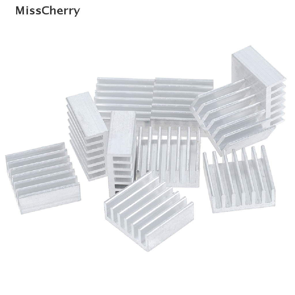 Bộ 10 Chip Tản Nhiệt Bằng Nhôm Chất Lượng Cao Kích Thước 14X14X6Mm