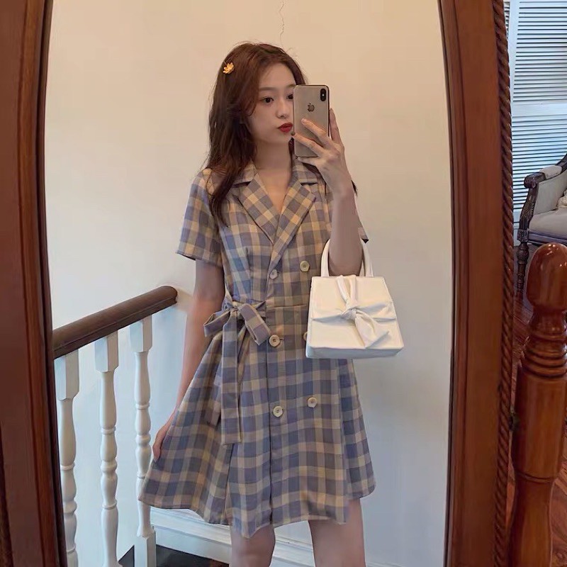 Váy kẻ tqxk