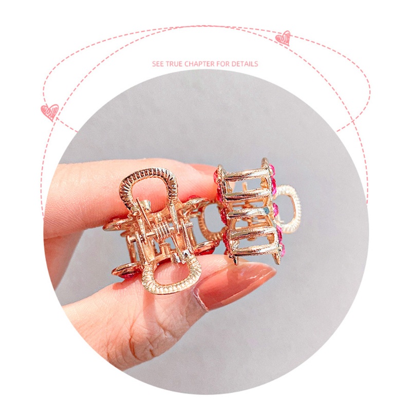 Kẹp Càng Cua Đính Đá Hình Bướm Lấp Lánh