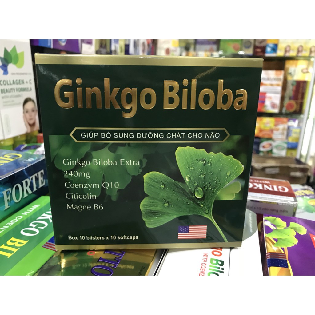 GINKGO BILOBA TĂNG CƯƠNG TUẦN HOÀN NÃO - [ Quầy Thuốc Bảo Lâm ] -[Chính Hãng]