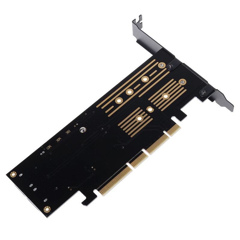 Wili Pci-e 3.0 X16 To M.2 Ssd Pcie To M2 Sata Port Nvme M2 Ssd Ahci 3 Trong 1 Thẻ