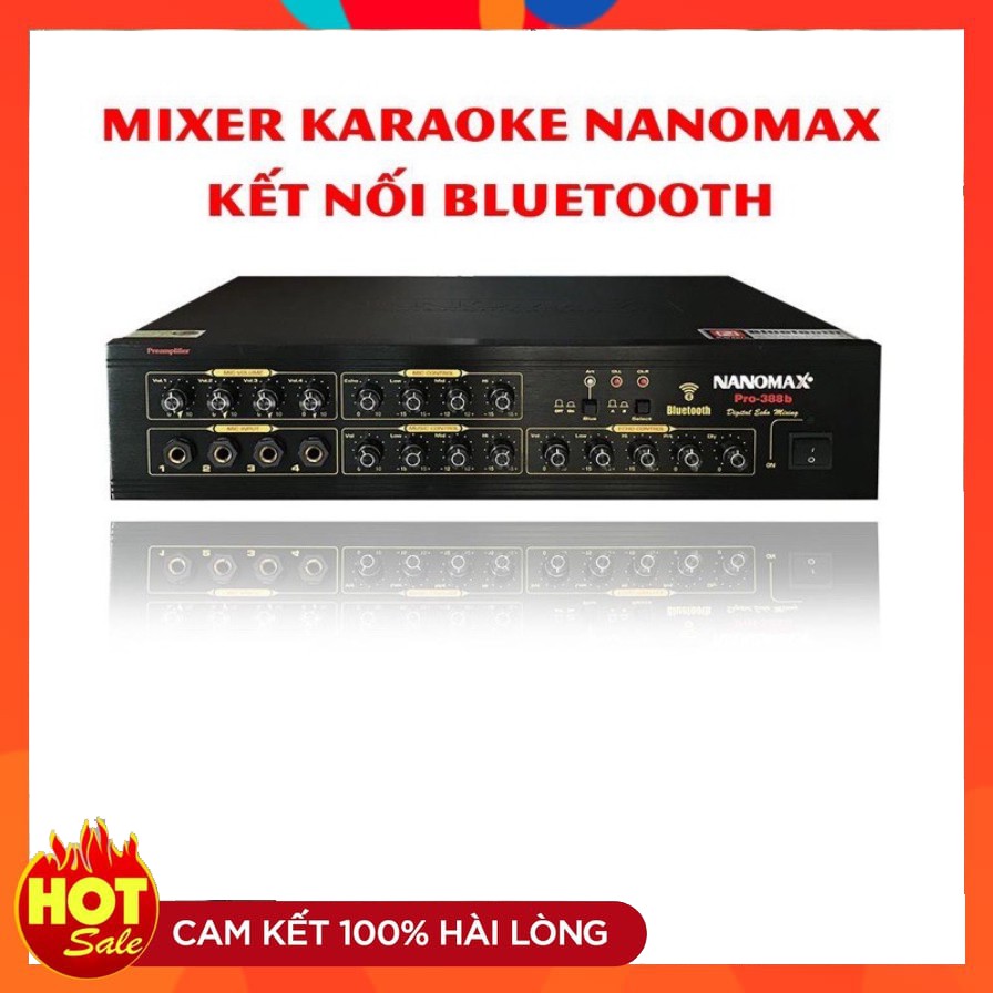 [Giảm Sốc] Mixer Karaoke Echo Nanomax Pro-388b - Hàng chất lượng