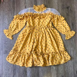 Váy chấm bi bé gái