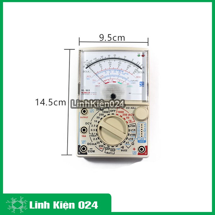 Đồng Hồ Vạn Năng HL-903 ( BH : 3 tháng )