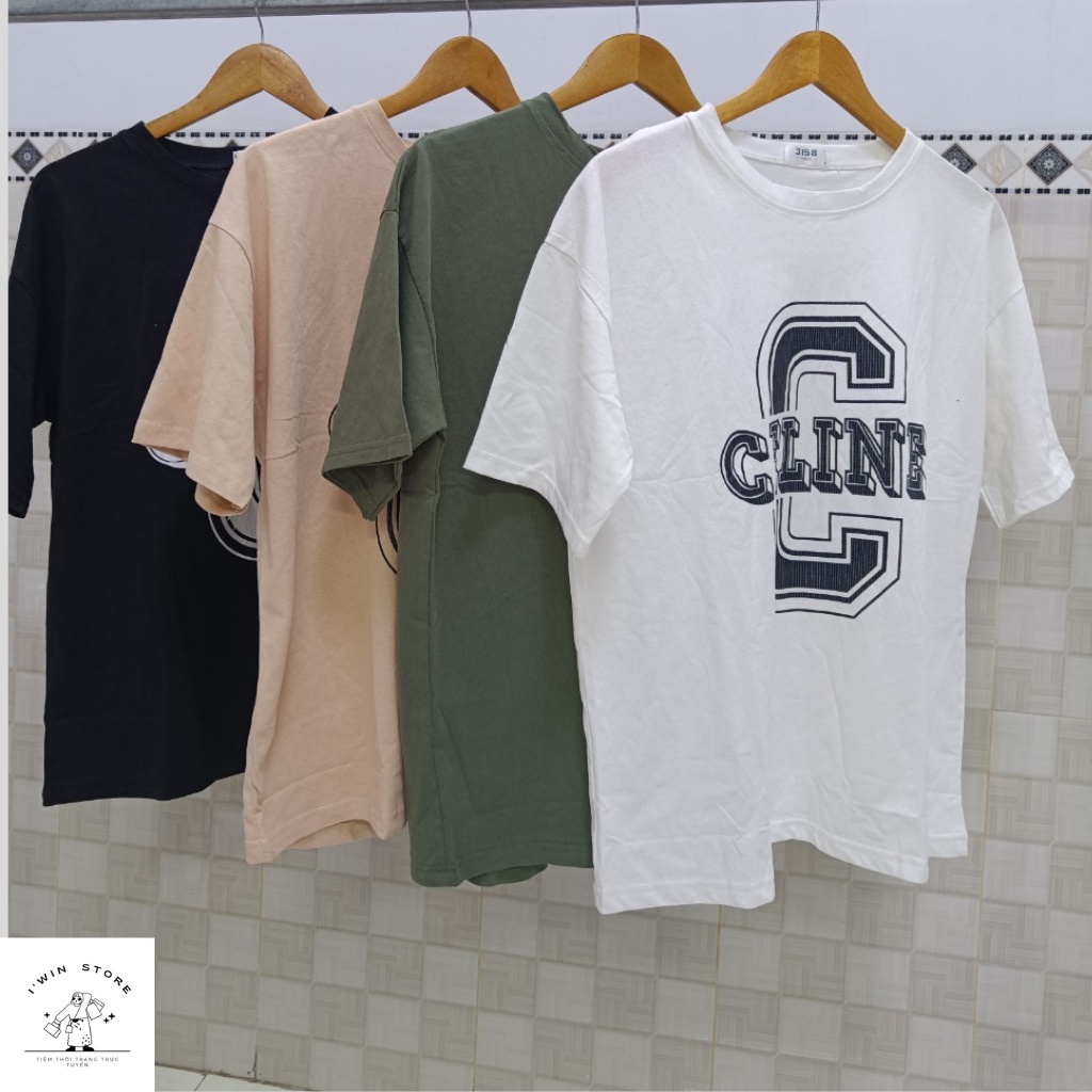 Áo thun cotton khô QC thoáng mát, áo thun form rộng 3158, áo có thể giặt bằng tay hoặc bằng máy