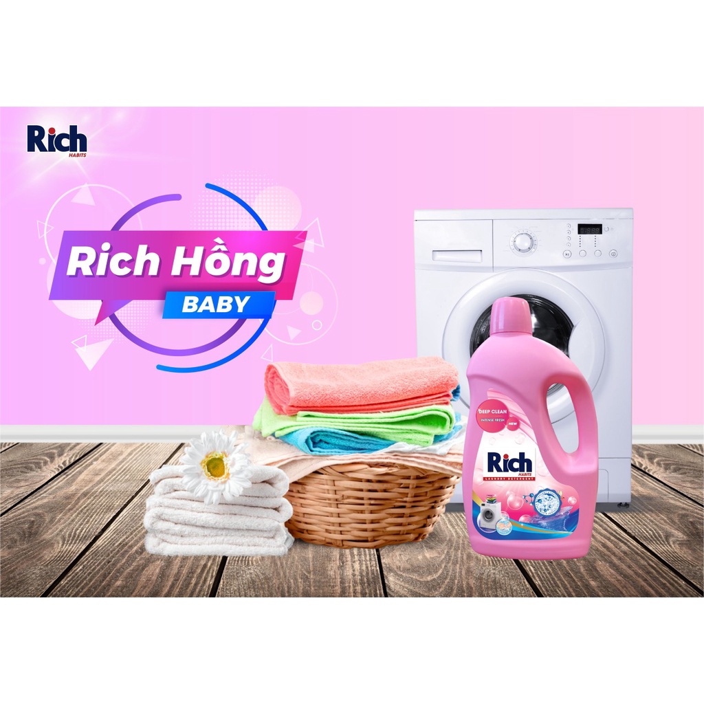 Nước Giặt Xả OWELL Trắng Sạch, Lưu Hương Thơm Lâu Chai 3.5L