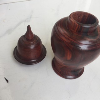 Lọ tăm hồ lô bằng gỗ Trắc
