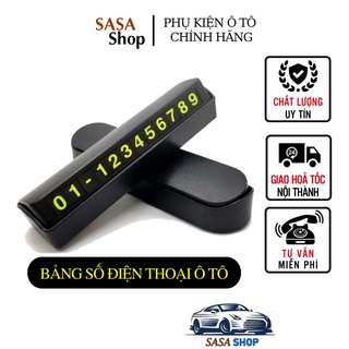 Bảng số điện thoại ô tô- bảng ghi sđt gắn taplo khi đỗ xe
