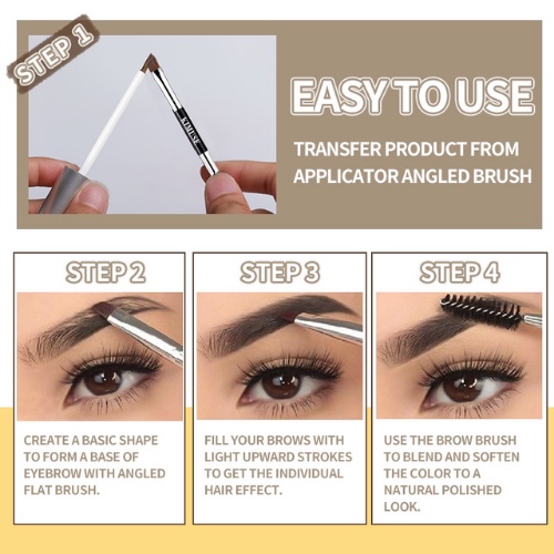 Gel Kẻ Lông Mày Chống Thấm Kimuse Waterproof Liquid Eyebrown