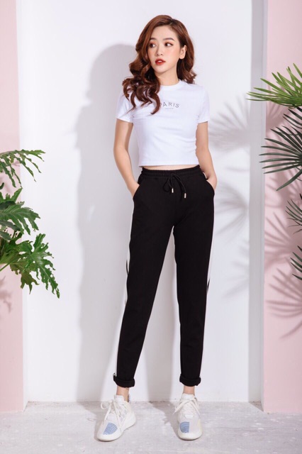 [FREESHIP- Ảnh thật] Quần jogger 2 sọc nhí chất umi Hàn cao cấp | BigBuy360 - bigbuy360.vn
