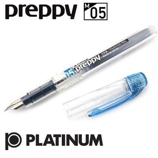 Combo 10 Bút Máy Preppy Platinum ngòi 0.5 ( M) Blue Black PSQ-200 ( ngòi to)