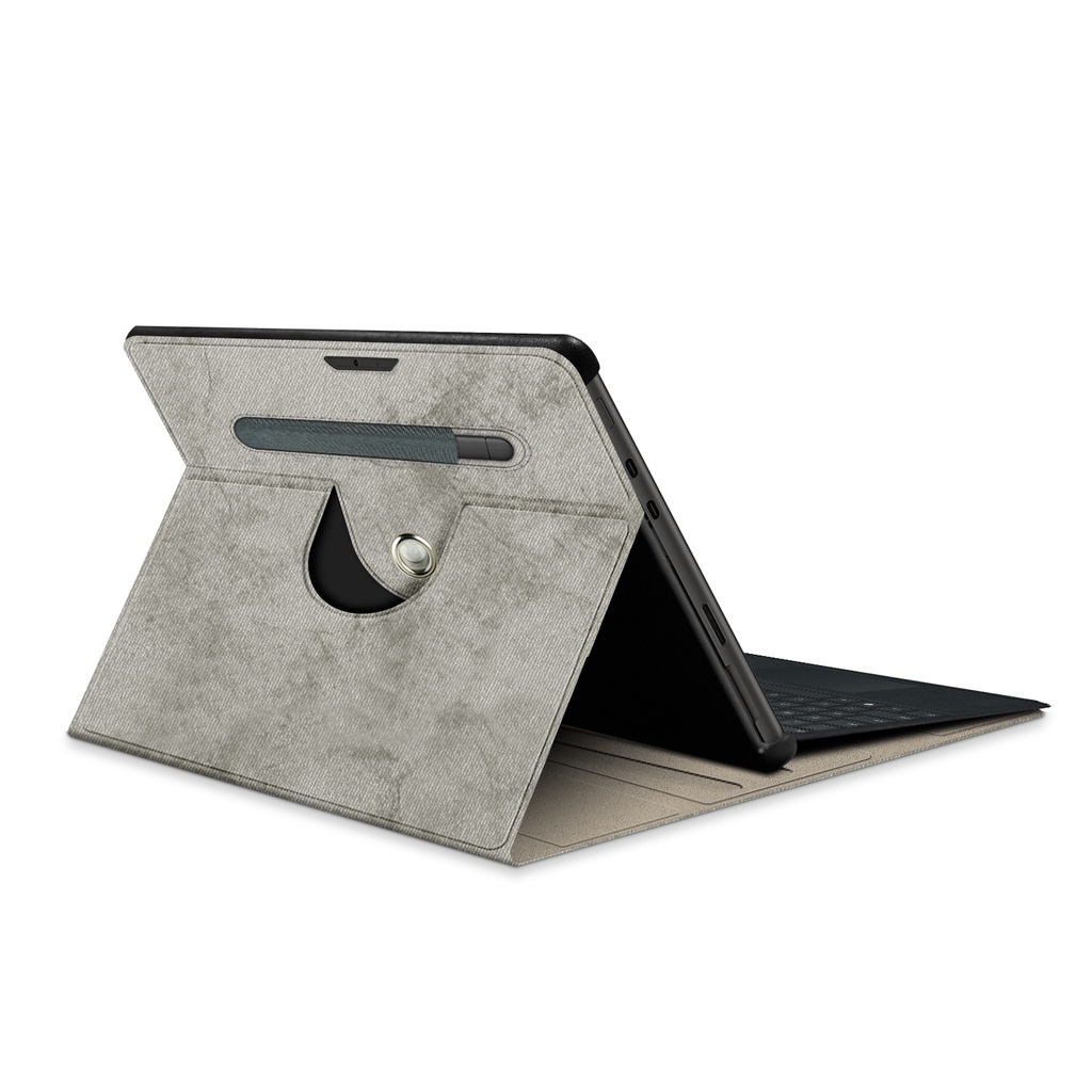 Ốp Máy Tính Bảng Da Có Đế Xoay Cho Microsoft Surface Pro 8 2021 13 "