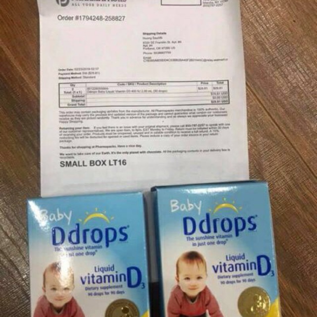 D3 Drop Mỹ