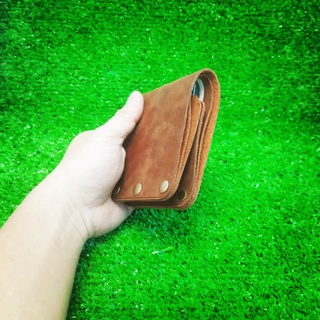 Ví Nam Da Bò Thật Handmade, Đóng Nút Đồng