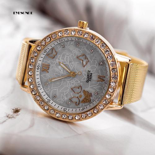 Dây Cáp EYe Chất Lượng Cao Chuyên Dùng❀Đồng Hồ MặT HìNh BướM ĐíNh Đá ThờI Trang Cho Nữ