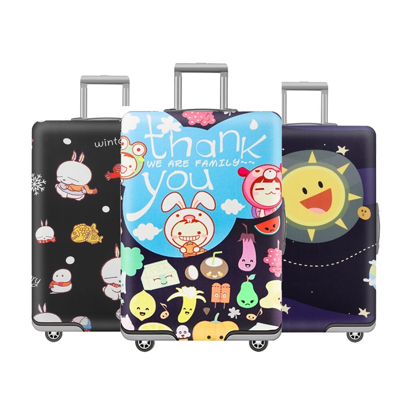 Vỏ Bọc Va Li Du Lịch Chất Liệu Dày Dặn Dễ Giặt Thời Trang