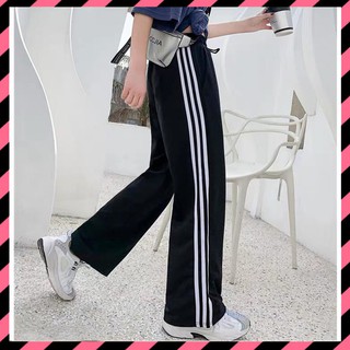 Quần cullotes 3 sọc ống rộng Unisex siêu hot