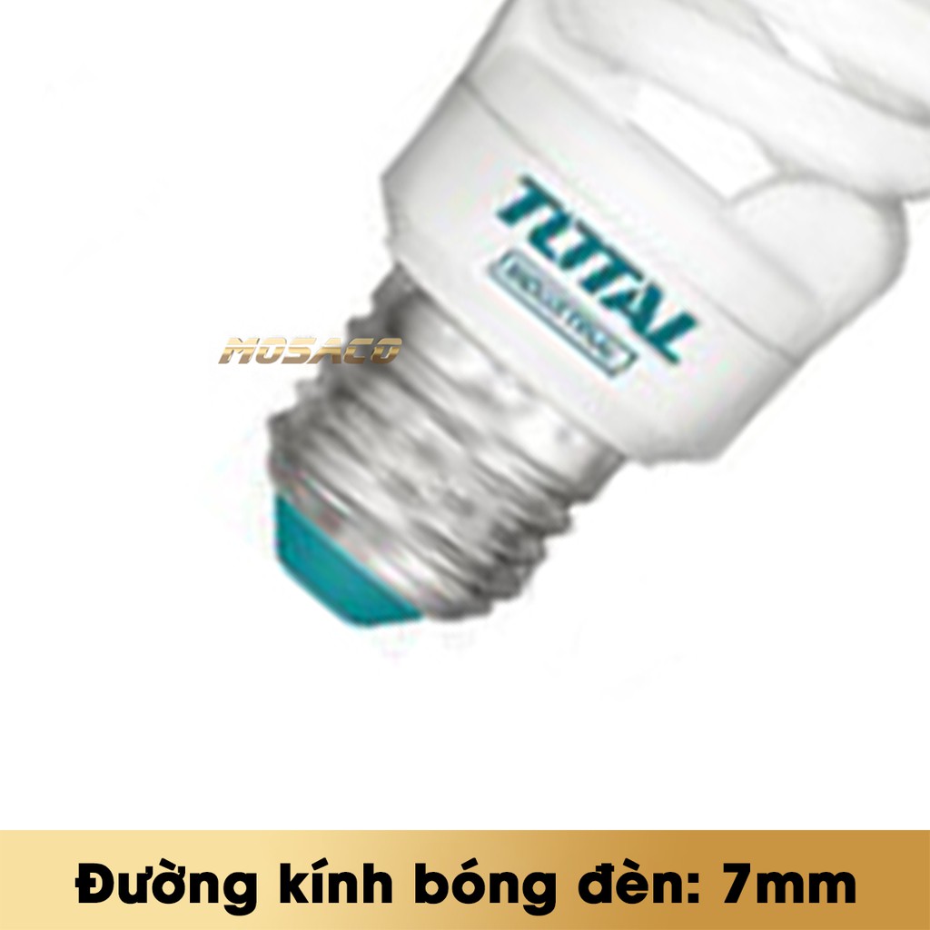 Bóng đèn xoắn ốc TOTAL điện áp 220V-240v, tần số 50hz, công suất 11W, chiều cao đèn 105mm - MOSACO