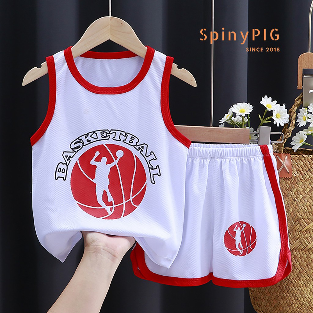 Bộ đồ thể thao bóng rổ bé trai bé gái 2-15 tuổi bề mặt lỗ khí HÀNG ĐẸP